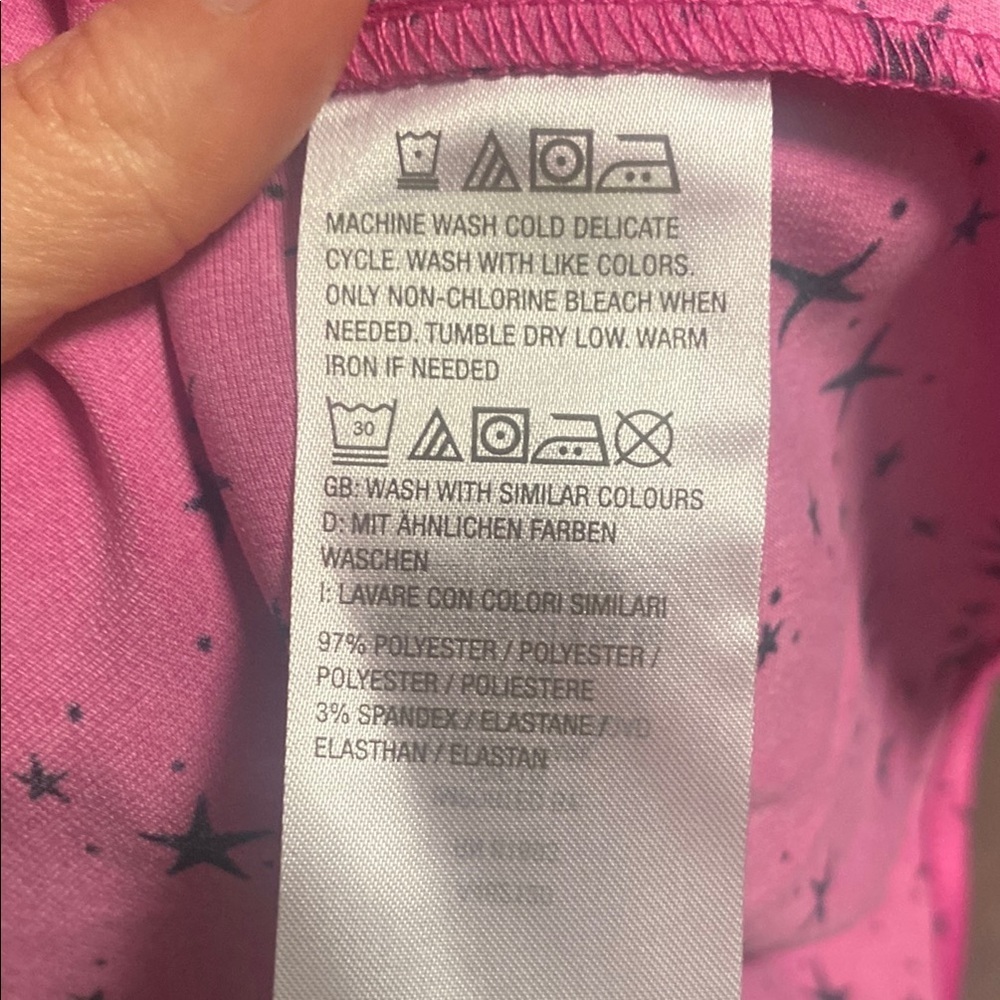 Candace Cameron Bure Pink Star Print Maxi Dress NWOT - Picture 7 of 7